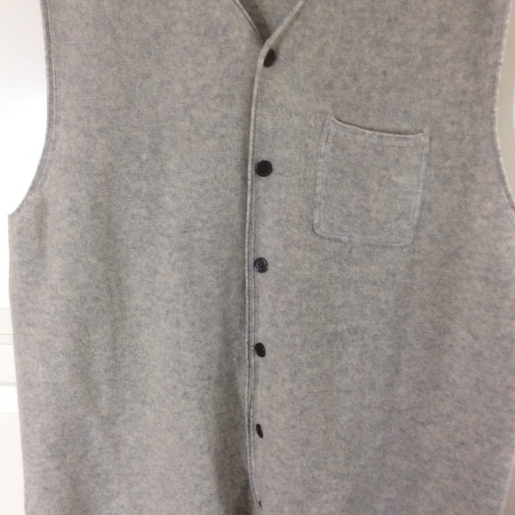 FG Button down Sweater Vest XL - Picture 4 of 5